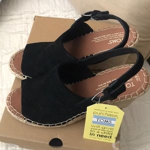 Toms Monica Wedge NWT